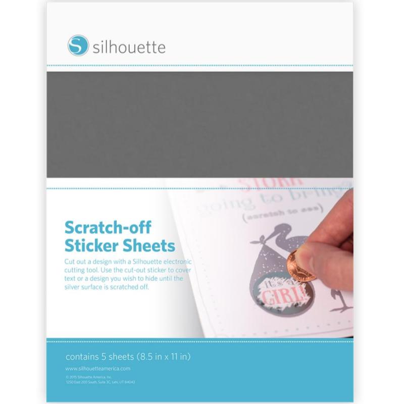 Scratch-off Sticker - Silver - Silhouette Canada